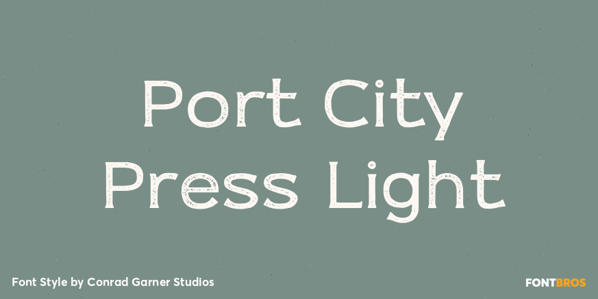 Port City Press Light Poster