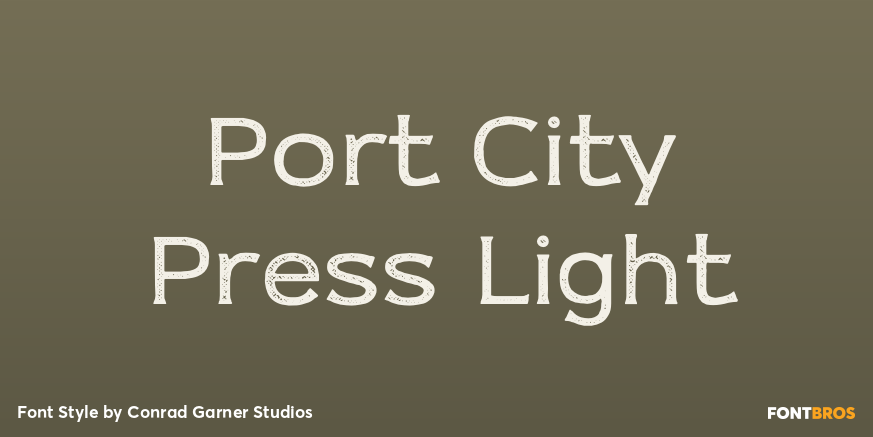 Port City Press Light Poster