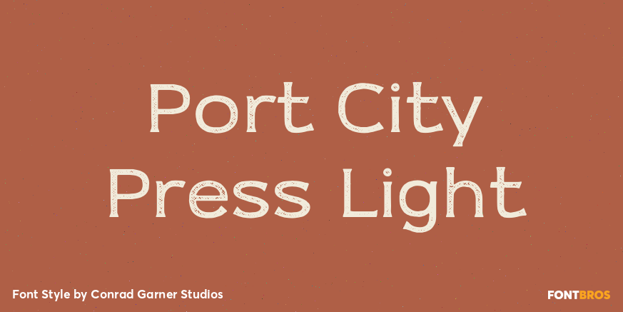 Port City Press Light Poster