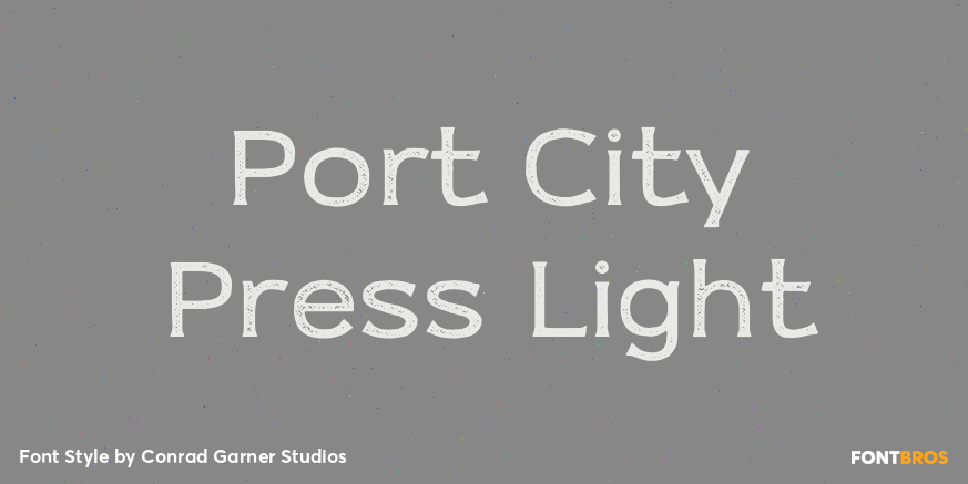 Port City Press Light Poster