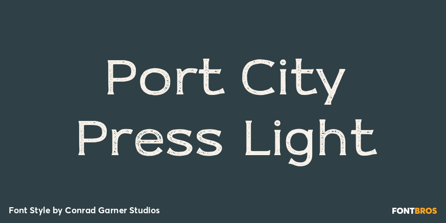 Port City Press Light Poster