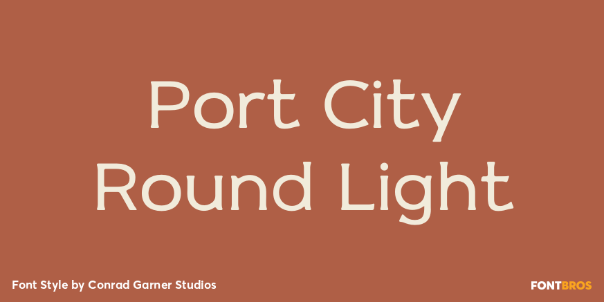 Port City Round Light Poster