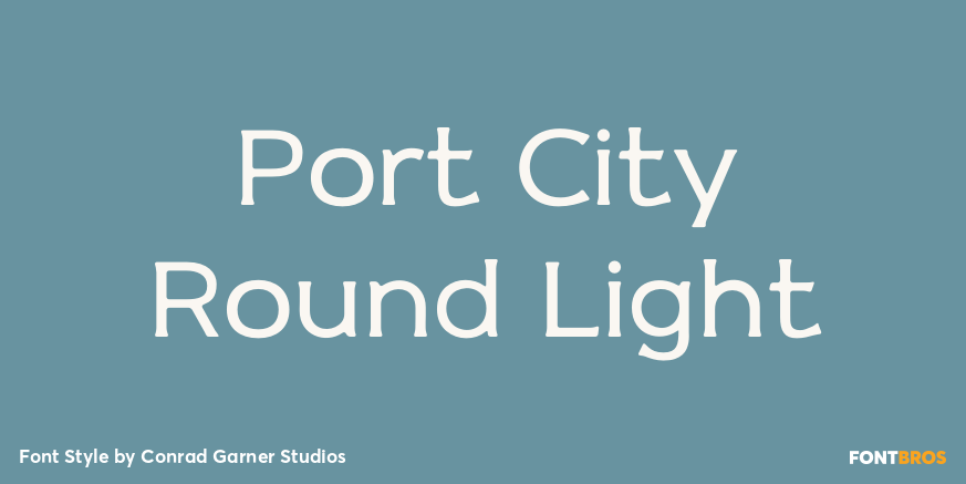 Port City Round Light Poster