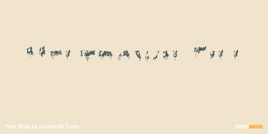 Meltdown Fill Font Poster #1