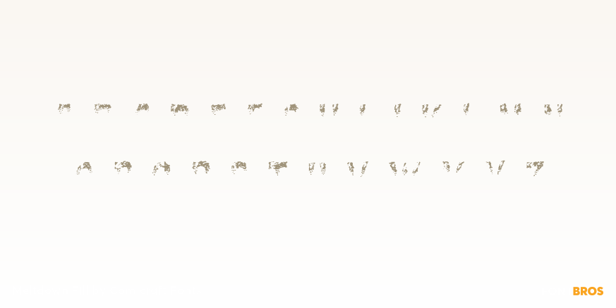 Meltdown Fill Font Poster #3