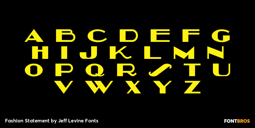 Fashion Statement Font Poster #2