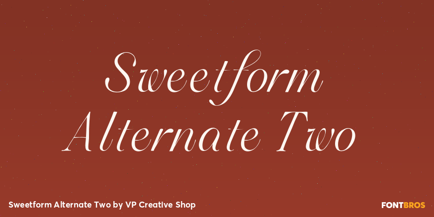 Sweetform Alternate Two Poster