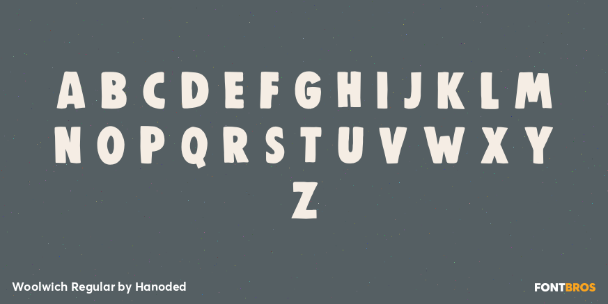 Woolwich Regular Font Poster #2