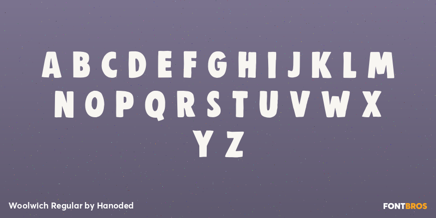 Woolwich Regular Font Poster #3