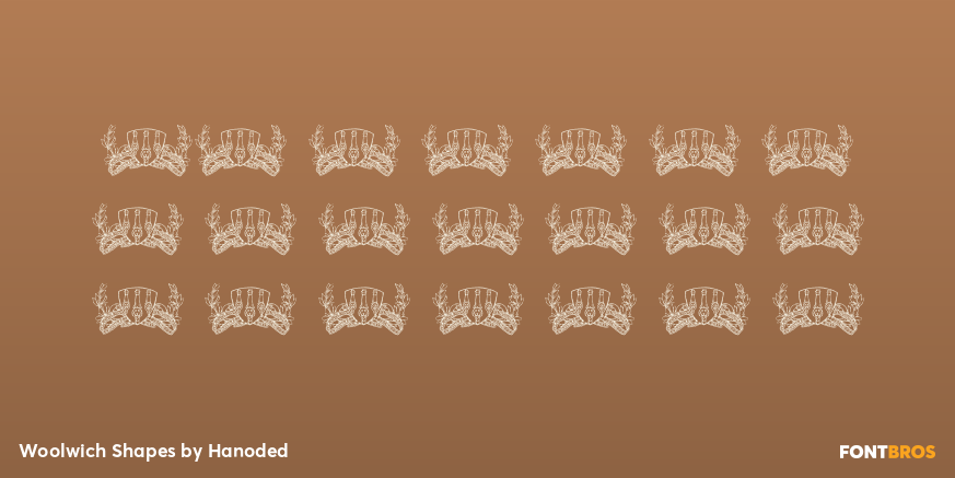 Woolwich Shapes Font Poster #1