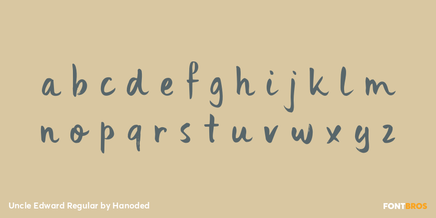 Uncle Edward Regular Font Poster #3
