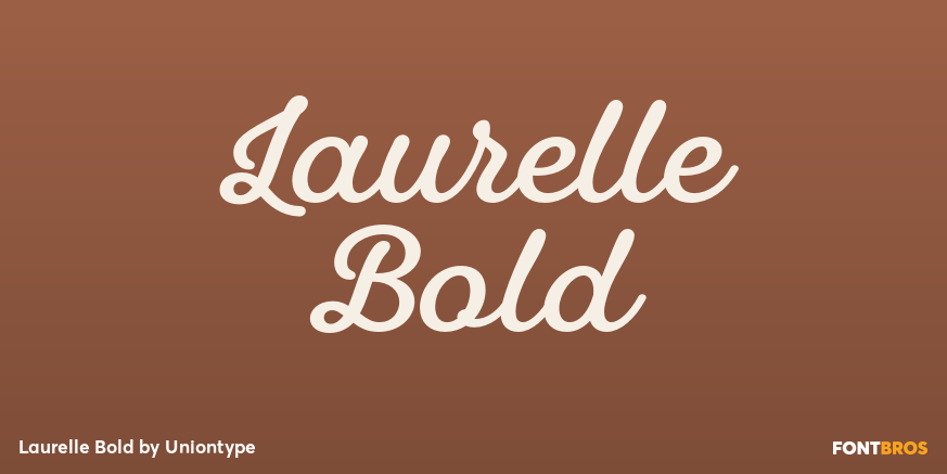 Laurelle Bold Font Poster