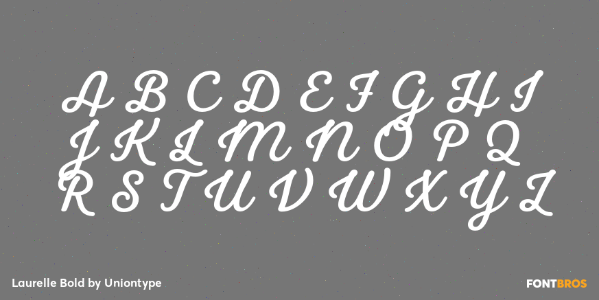 Laurelle Bold Font Poster #1