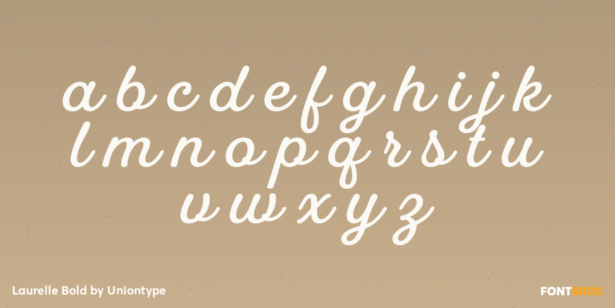 Laurelle Bold Font Poster #1