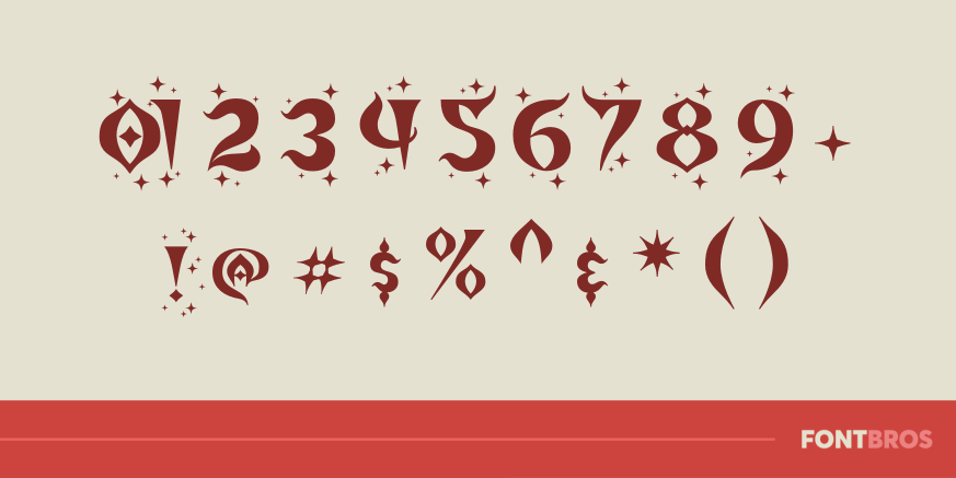 Mirage Zanzibar Font Poster #1