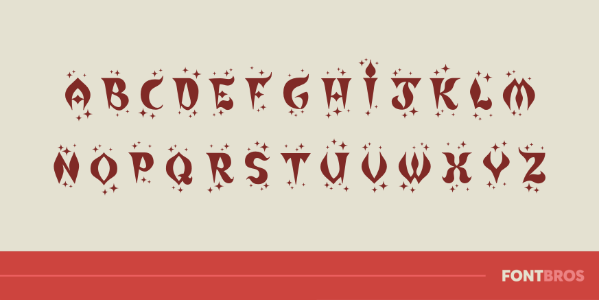 Mirage Zanzibar Font Poster #3