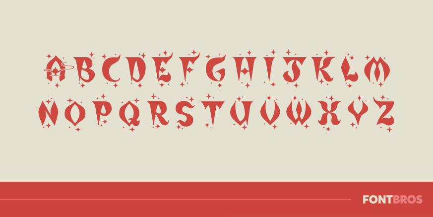 Mirage Zanzibar Font Poster #1