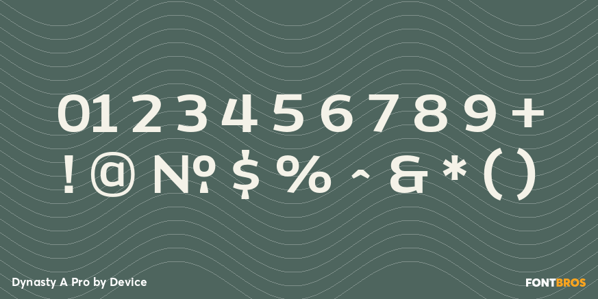 Dynasty A Pro Font Poster #1