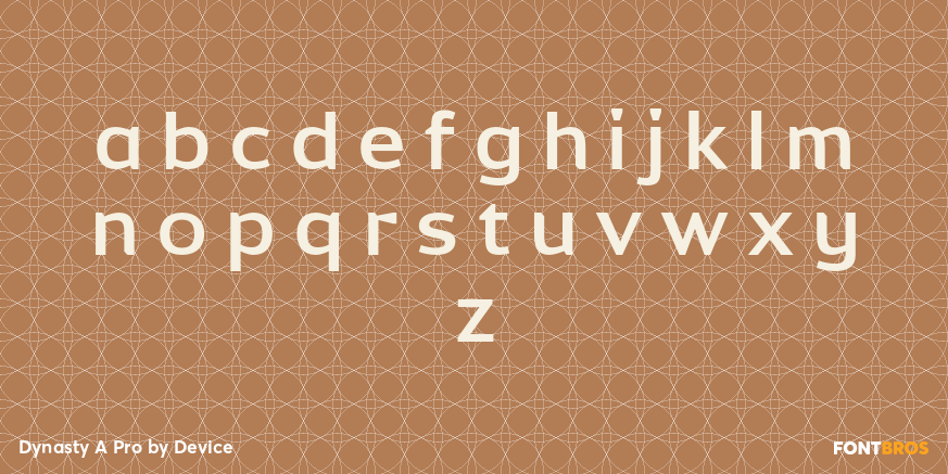 Dynasty A Pro Font Poster #1