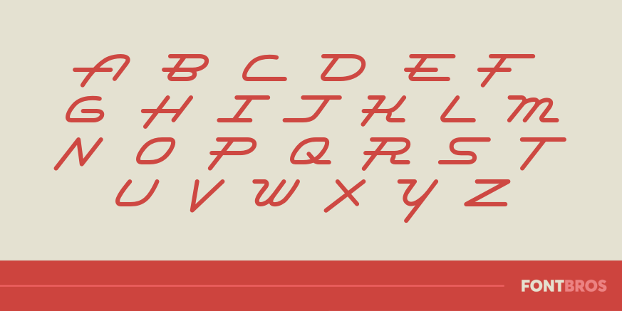 Permanent Waves Expanded Font Poster #2