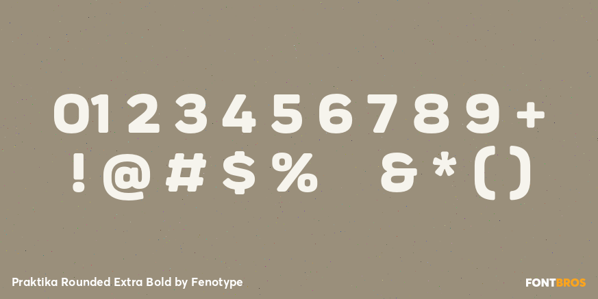 Praktika Rounded Extra Bold Font Poster #4