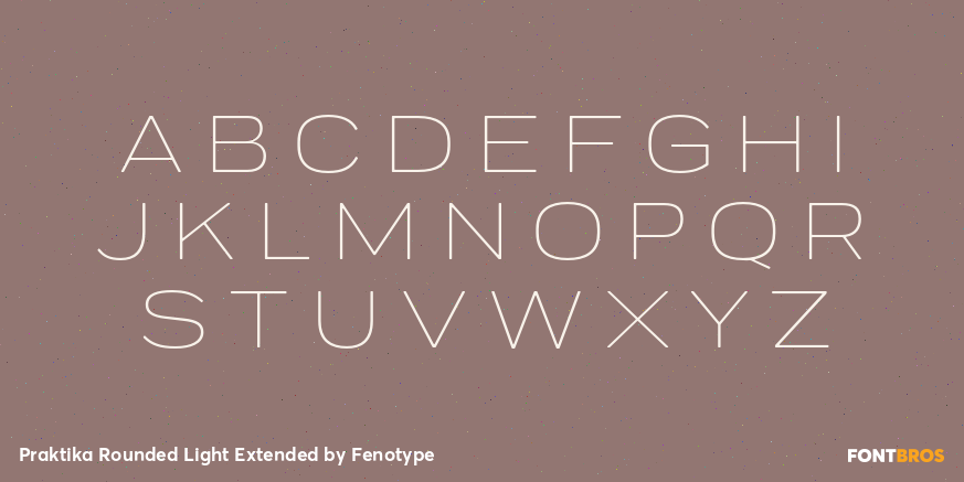 Praktika Rounded Light Extended Font Poster #2