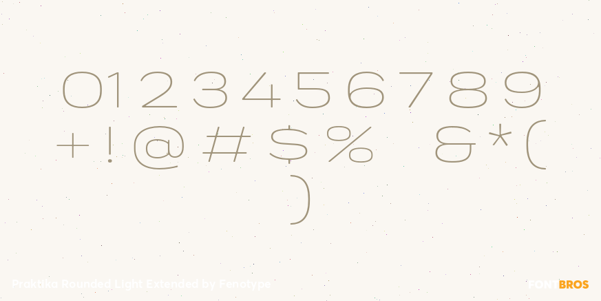 Praktika Rounded Light Extended Font Poster #4