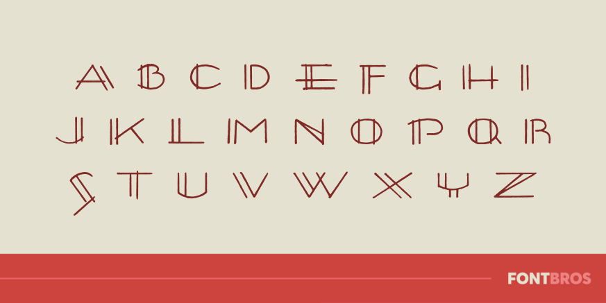 Regulator Font Poster #2