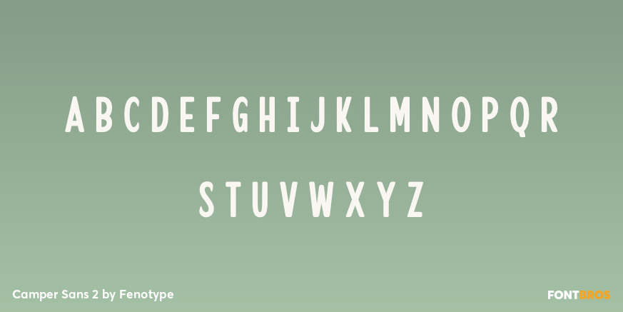 Camper Sans 2 Font Poster #3