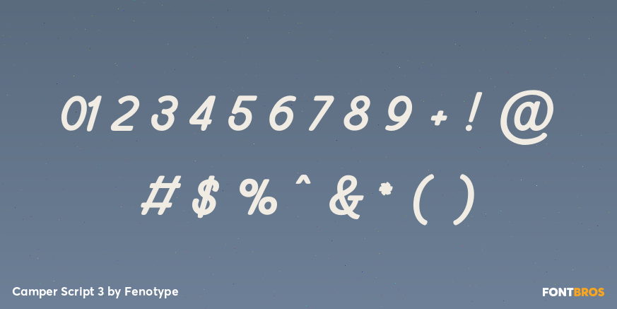 Camper Script 3 Font Poster #4