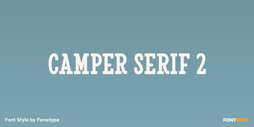Camper Serif 2 Poster