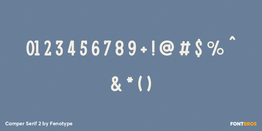 Camper Serif 2 Font Poster #1
