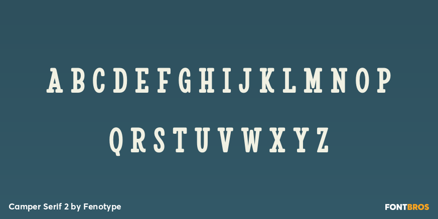 Camper Serif 2 Font Poster #1
