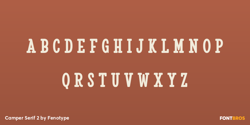 Camper Serif 2 Font Poster #1