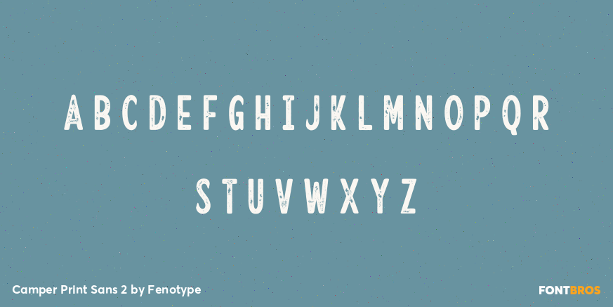 Camper Print Sans 2 Font Poster #2