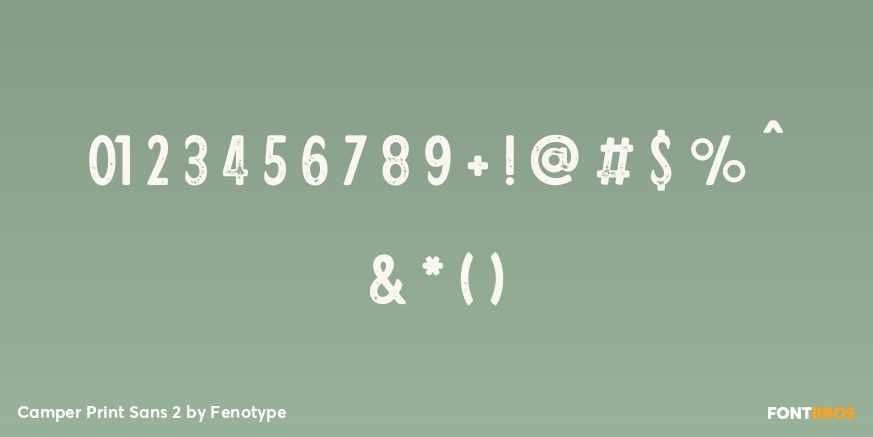 Camper Print Sans 2 Font Poster #4