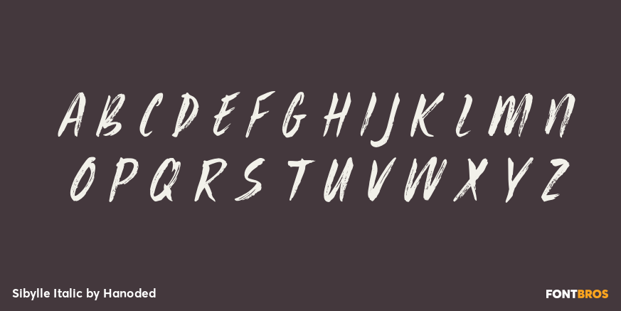 Sibylle Italic Font Poster #2