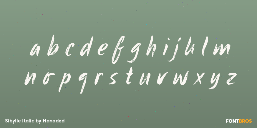 Sibylle Italic Font Poster #3