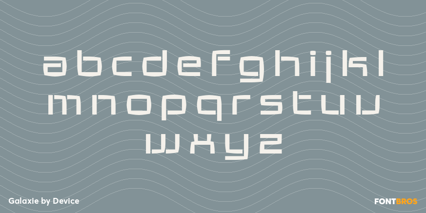 Galaxie Font Poster #3