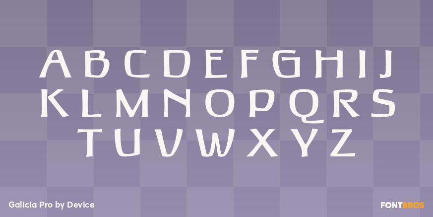 Galicia Pro Font Poster #2