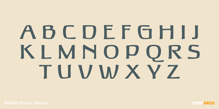 Galicia Pro Font Poster #1