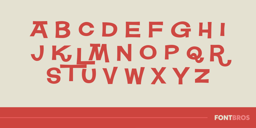 Square Meal Hearty Font Poster #1