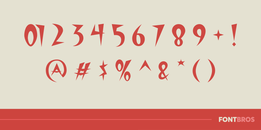 Starburst Lanes Font Poster #1