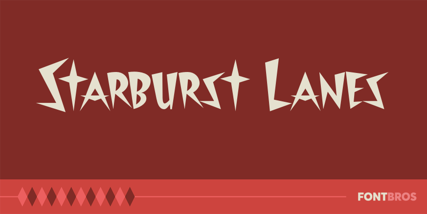 Starburst Lanes Poster