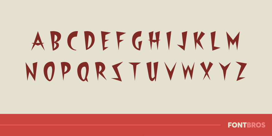 Starburst Lanes Font Poster #2