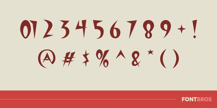 Starburst Lanes Font Poster #4