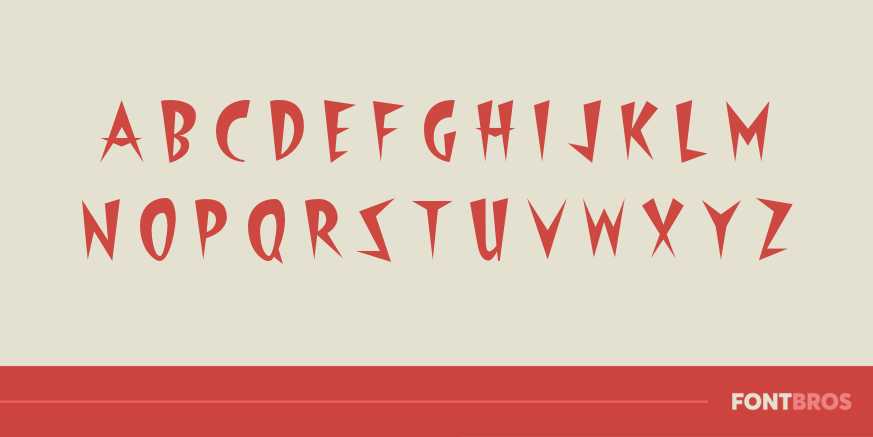 Starburst Lanes Font Poster #1