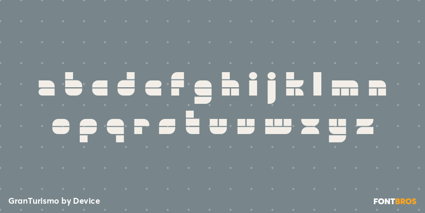 GranTurismo Font Poster #3