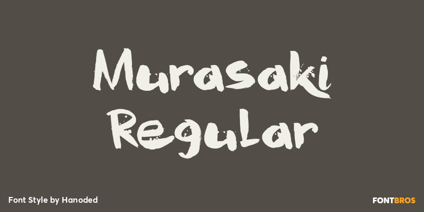 Murasaki Regular Font Poster #1