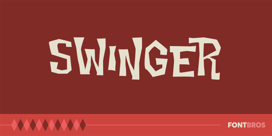 Swinger Font Poster